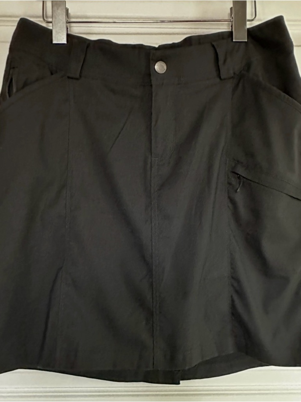 Duluth Trading Co Black Cargo Skirt